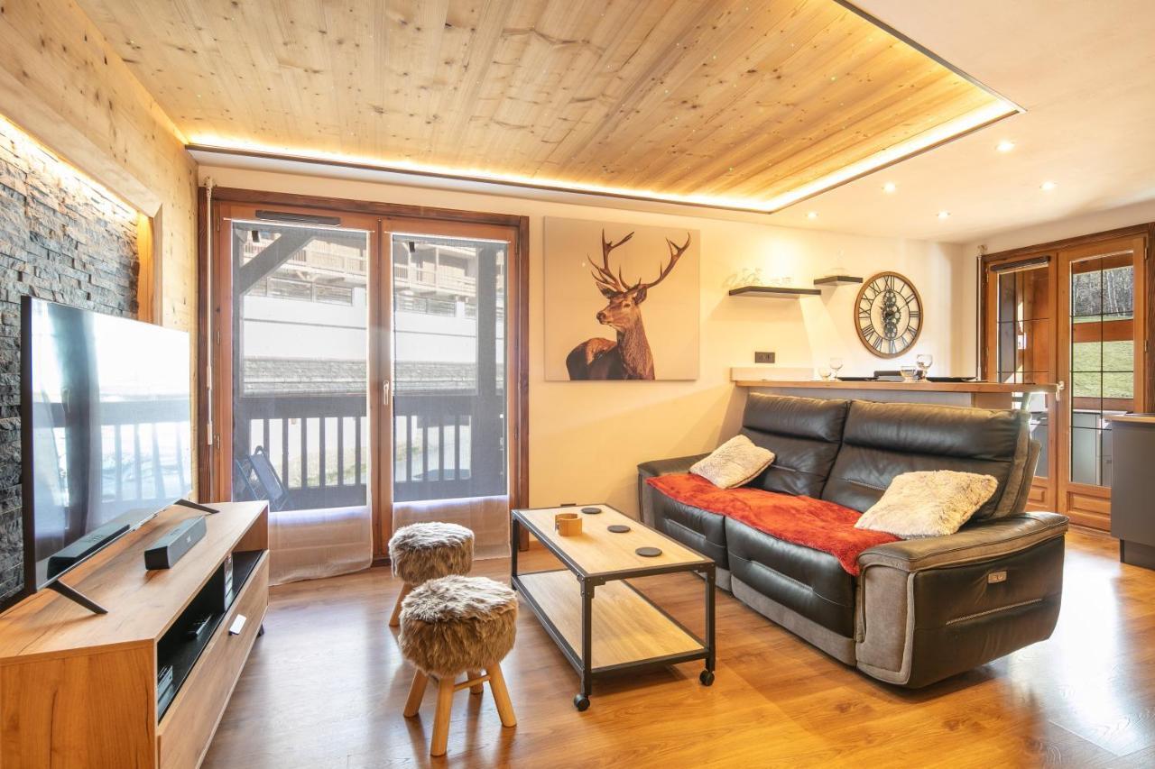 Le Cerf Des Alpages - Appt Cosy Pour 2 Apartment La Giettaz Exterior photo
